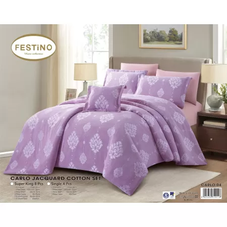 Comforter Carlo Jacquard Cotton 8 pcs Set Comforter Carlo Jacquard Cotton 8 pcs Set